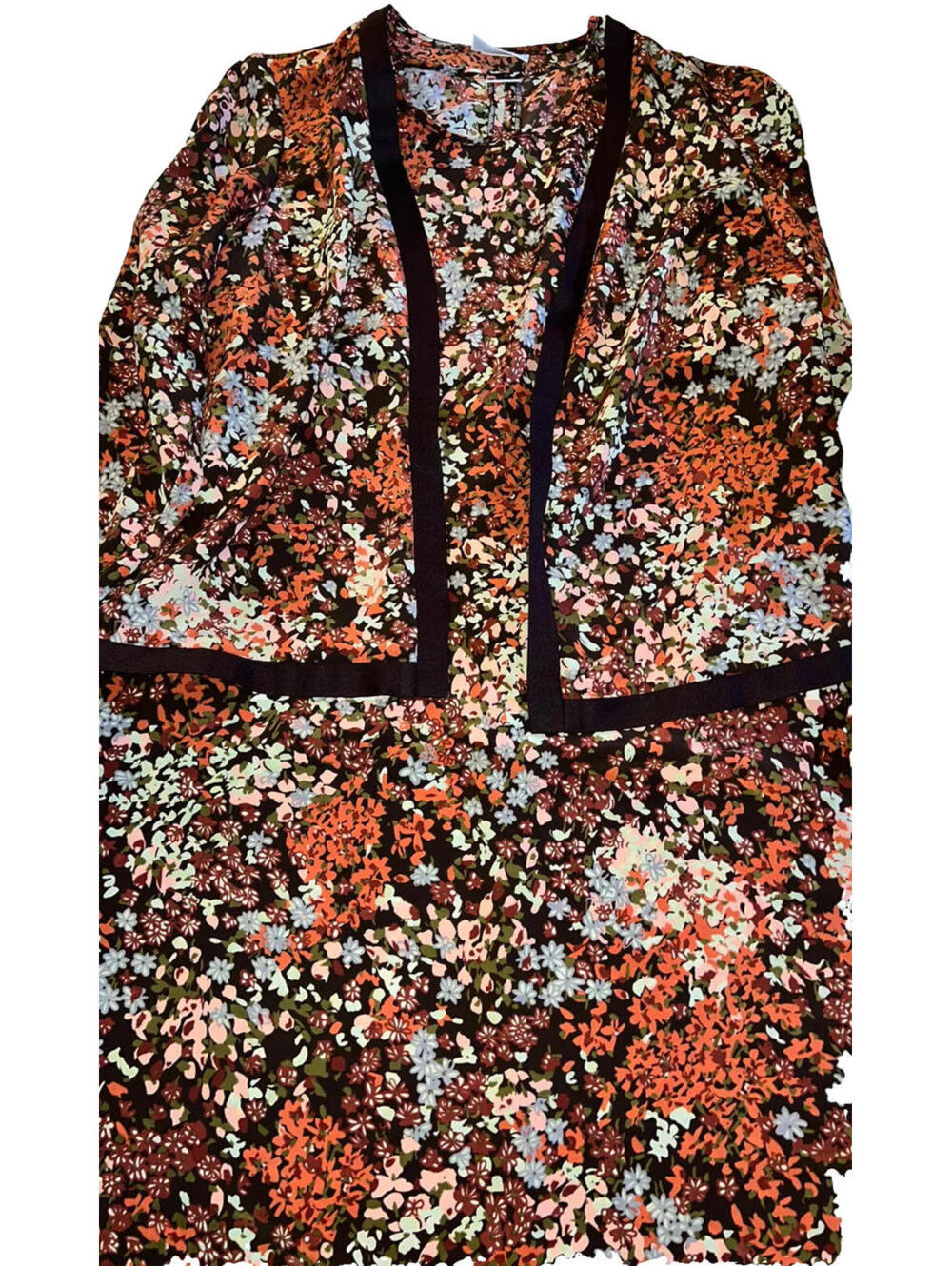Blair Women's Multicolor Scatter Print Sheath Dress with Blazer Jacket Size MED
